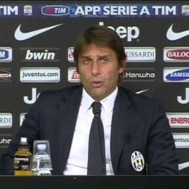 FC JUVENTUS: A. CONTE post Catania