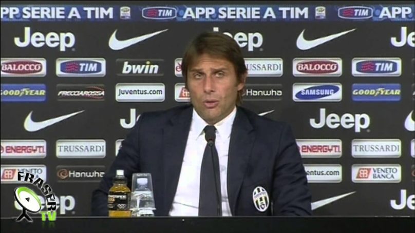 FC JUVENTUS: A. CONTE post Catania