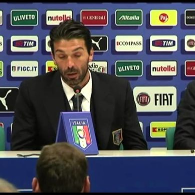 Prandelli e Buffon pre Germania