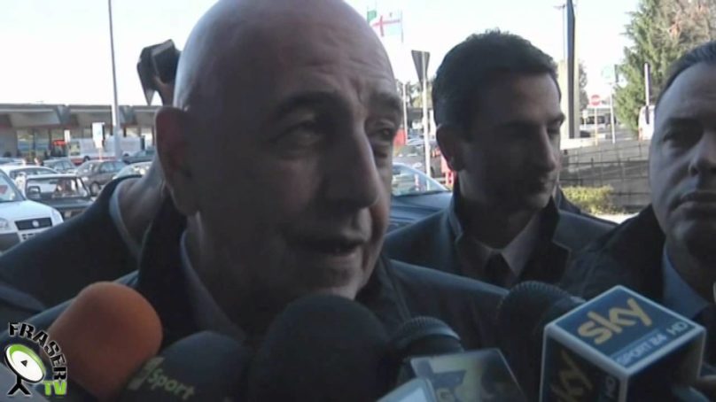 AC MILAN Galliani prima del Celtic