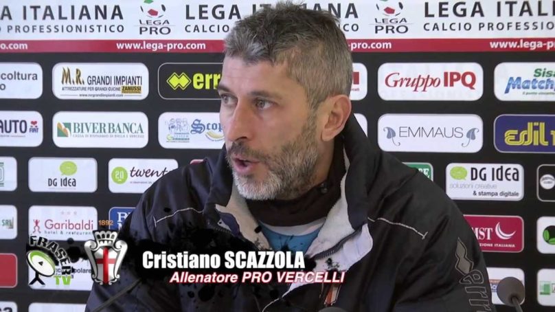 PRO VERCELLI: La conferenza di mister SCAZZOLA pre Lumezzane