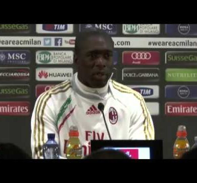 AC MILAN Conferenza Seedorf pre Bologna