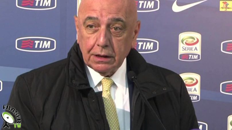 AC MILAN: Galliani in lega calcio