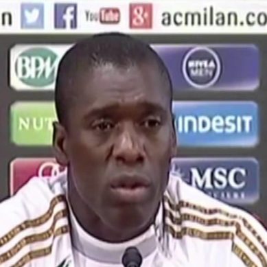 AC MILAN: Conf. C. SEEDORF pre Lazio