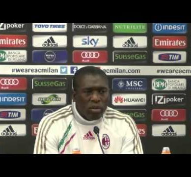 AC MILAN: Conf. C. SEEDORF pre Roma