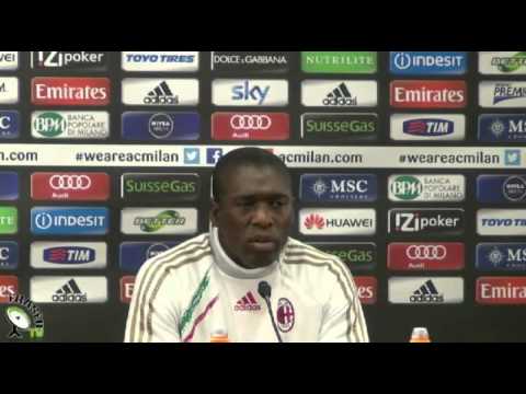AC MILAN: Conf. C. SEEDORF pre Roma