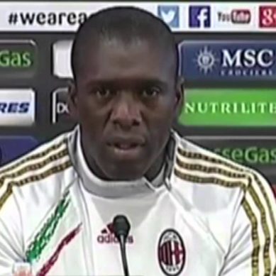 AC MILAN: conf. C. SEEDORF pre Catania