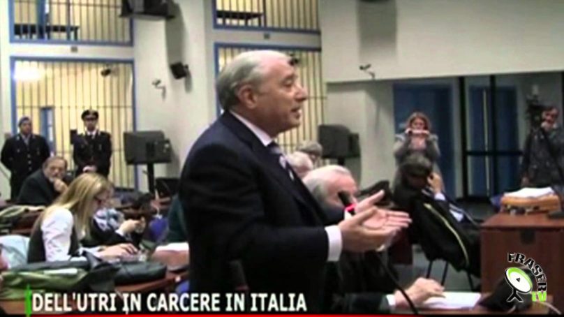 DELL’ UTRI in CARCERE in ITALIA……..e..