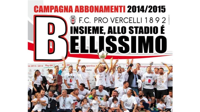 PRO VERCELLI: conf. stampa Campagna Abbonamenti 2014/2015