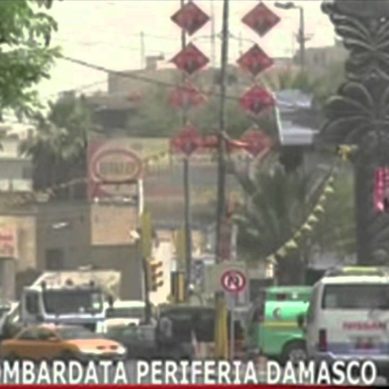 BOMBARDAMENTI a DAMASCO