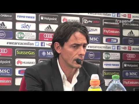 AC MILAN, F. Inzaghi pre Lazio