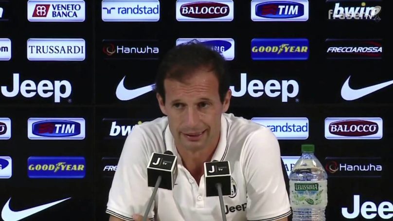 FC JUVENTUS, Allegri pre Chievo