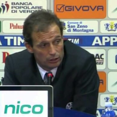 FC JUVENTUS, Allegri post Chievo
