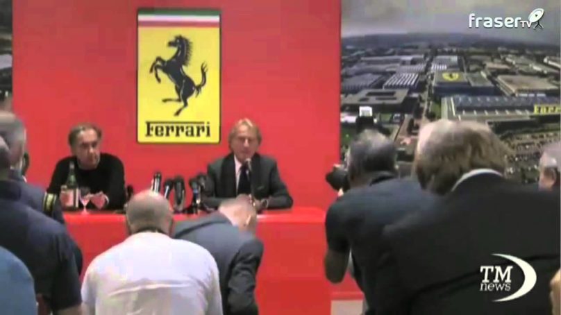 L’addio di Montezemolo alla Ferrari