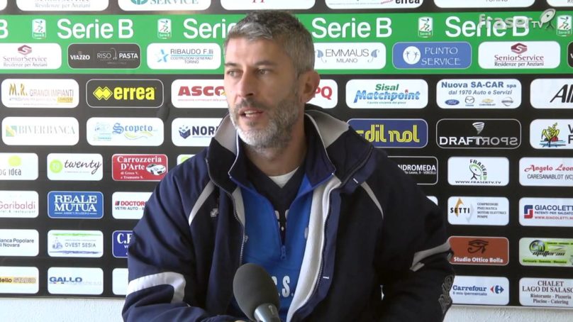 PRO VERCELLI: la conferenza di mister C SCAZZOLA prima del Perugia