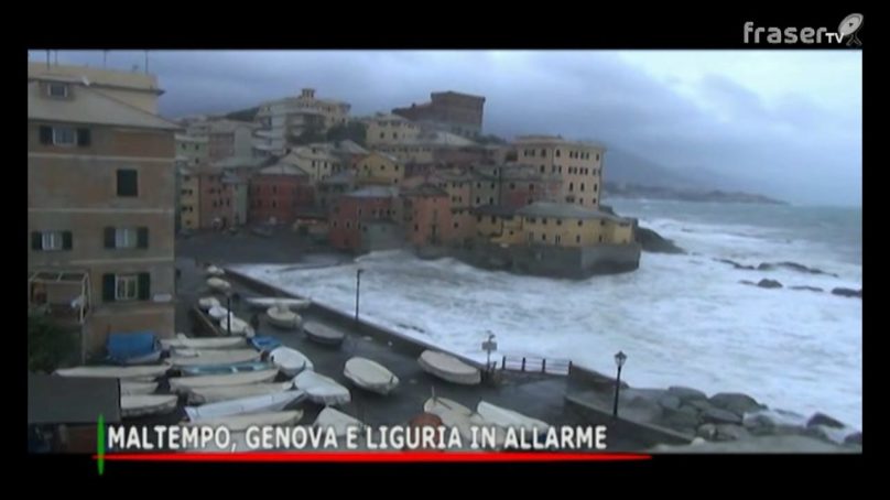 MALTEMPO, GENOVA e LIGURIA in allerta