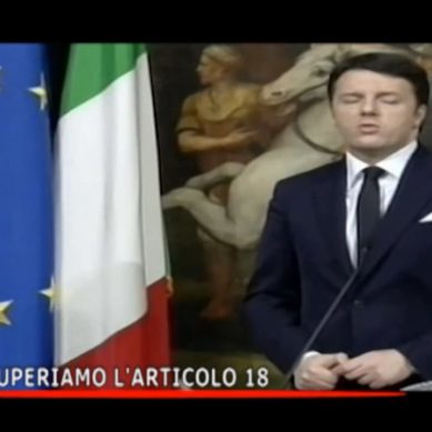 Renzi, superiamo l’art. 18