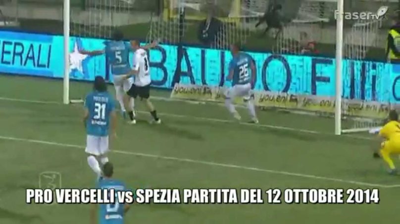 PRO VERCELLI vs SPEZIA nel girone di andata è finita così…