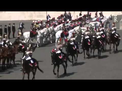 Cambio solenne della Guardia d’Onore al Quirinale