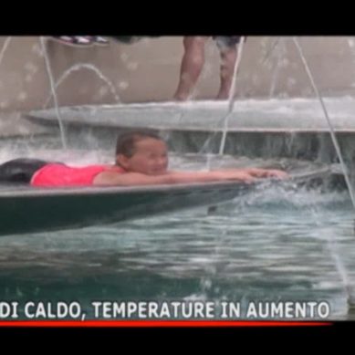 Ondata di caldo temperatura in aumento