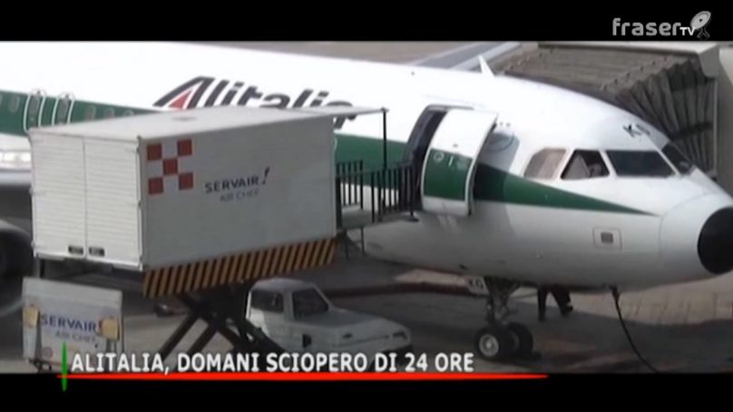 Alitalia, domani sciopero di 24 ore