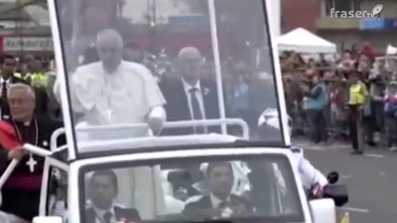 Papa Francesco inizia in Ecuador il suo nuovo viaggio pastorale