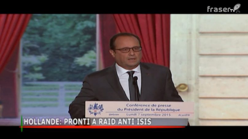 Hollande: pronti a raid anti Isis