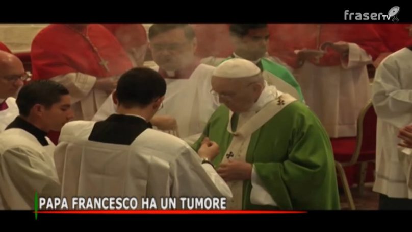 Papa Francesco ha un tumore