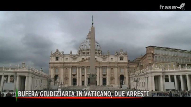 Bufera giudiziaria in Vaticano, due arresti