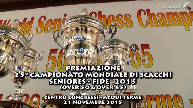 Acqui T. Premiazione campionato mondiale di scacchi
