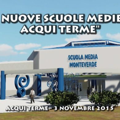 Le nuove scuole medie di Acqui Terme