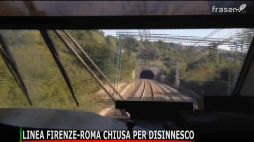 Linea Firenze – Roma chiusa per disinnesco