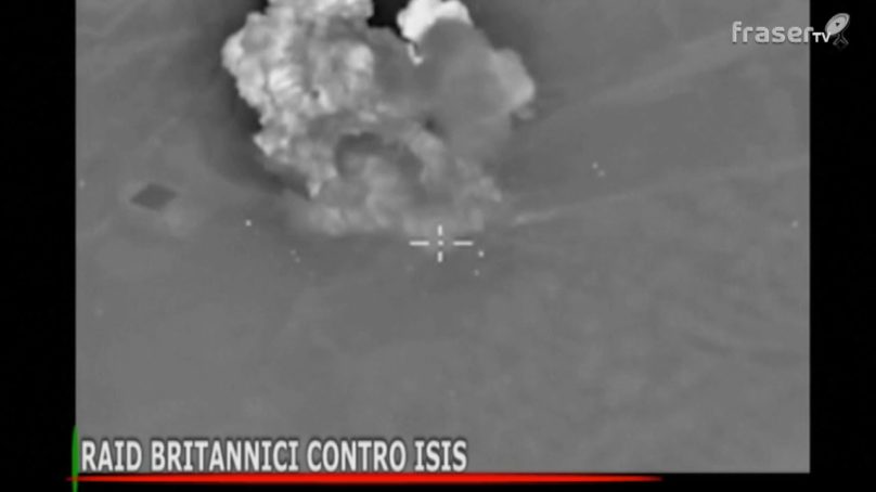 Raid Britannici contro Isis