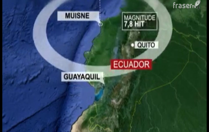 Ecuador, terremoto di 7,8 gradi: oltre 230 morti, corsa contro il tempo per salvare vite