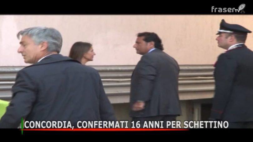 Concordia, confermati 16 anni per Schettino