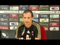 AC MILAN:  ALLEGRI  pre Juventus