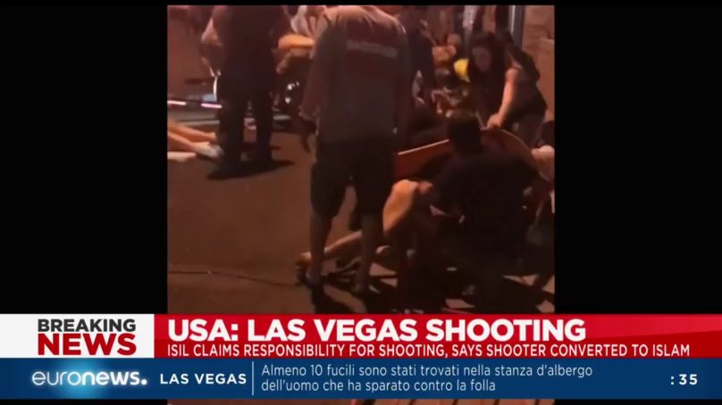 euronews in diretta..e sulla sparatoria a Las Vegas…Video